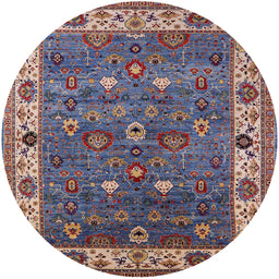 Round Machine Washable Industrial Modern Velvet Maroon Purple Rug, wshurb2317