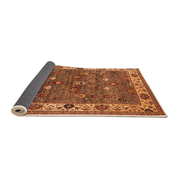 Sideview of Oriental Orange Industrial Rug, urb2317org