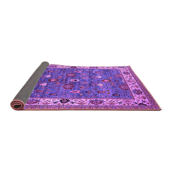 Sideview of Oriental Purple Industrial Rug, urb2317pur