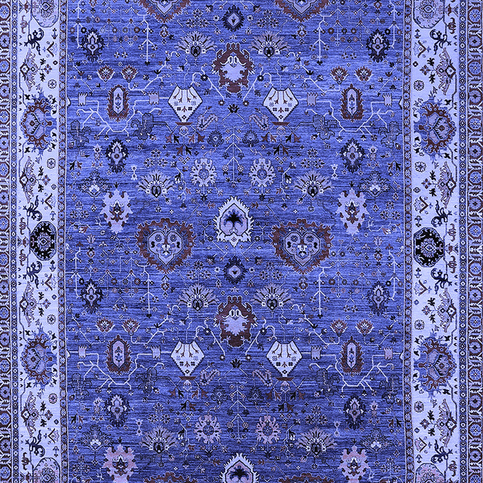Oriental Blue Industrial Rug, urb2317blu