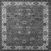 Square Oriental Gray Industrial Rug, urb2318gry