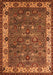 Machine Washable Oriental Orange Industrial Area Rugs, wshurb2318org