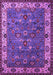 Machine Washable Oriental Purple Industrial Area Rugs, wshurb2318pur