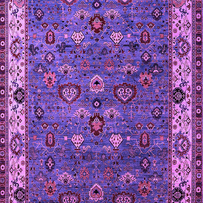 Machine Washable Oriental Purple Industrial Area Rugs, wshurb2318pur