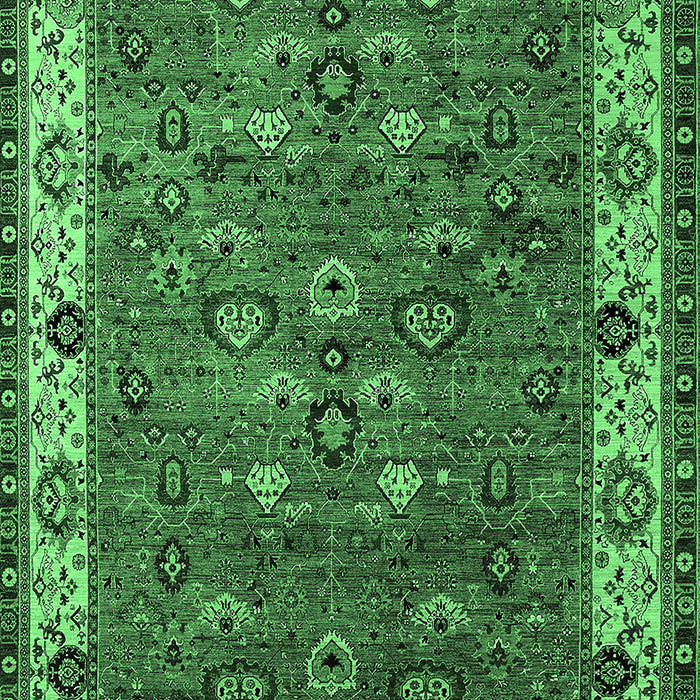 Oriental Emerald Green Industrial Rug, urb2318emgrn