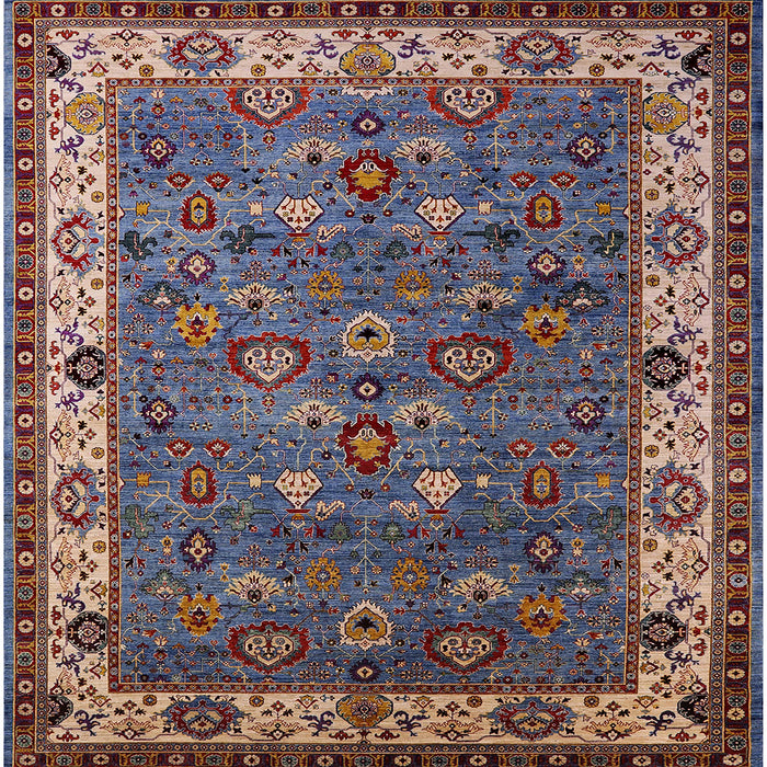 Square Machine Washable Industrial Modern Velvet Maroon Purple Rug, wshurb2318