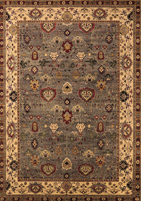 Oriental Brown Industrial Rug, urb2318brn