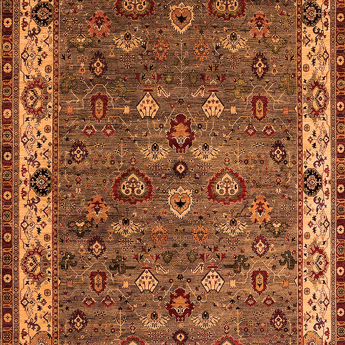 Oriental Orange Industrial Rug, urb2318org