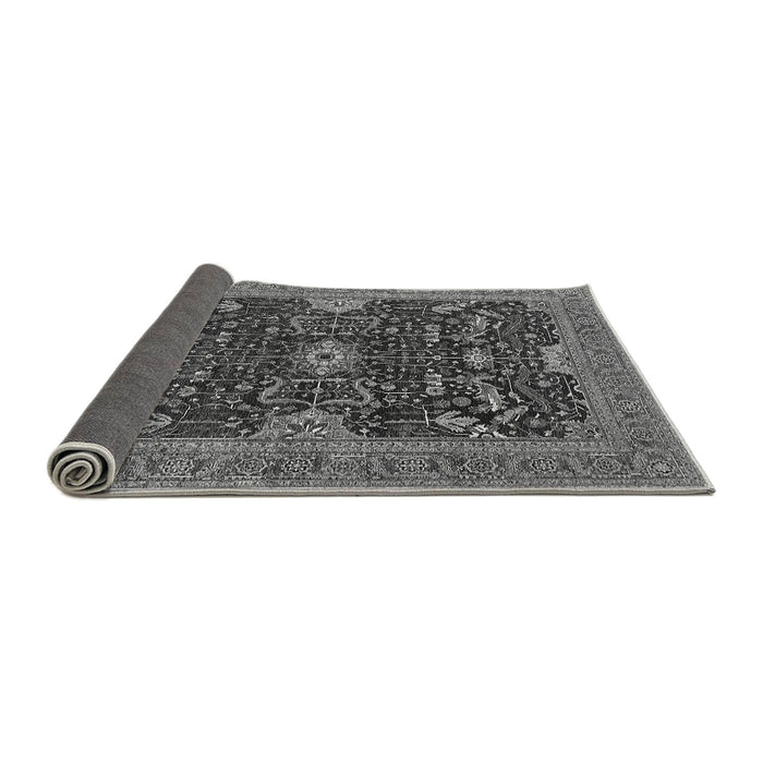 Sideview of Oriental Gray Industrial Rug, urb2319gry