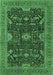 Oriental Emerald Green Industrial Rug, urb2319emgrn