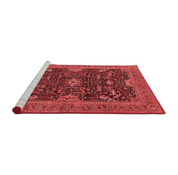 Industrial Red Washable Rugs
