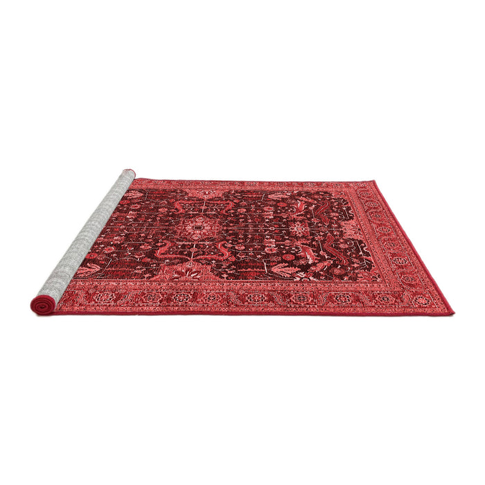 Industrial Red Washable Rugs