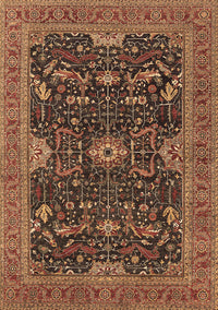 Oriental Brown Industrial Rug, urb2319brn