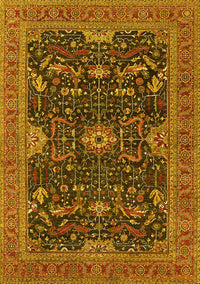 Oriental Yellow Industrial Rug, urb2319yw