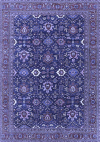 Oriental Blue Industrial Rug, urb2320blu