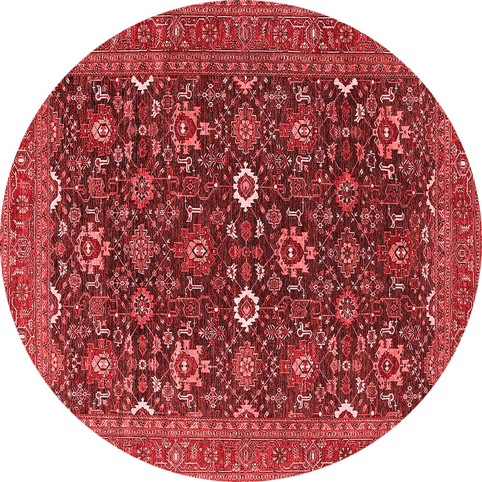 Machine Washable Oriental Red Industrial Rug, wshurb2320red
