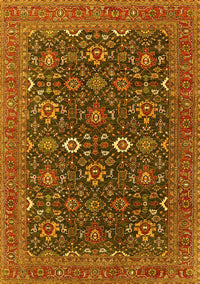 Oriental Yellow Industrial Rug, urb2320yw