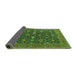 Sideview of Oriental Green Industrial Rug, urb2320grn