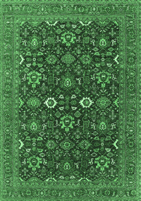 Oriental Emerald Green Industrial Rug, urb2320emgrn