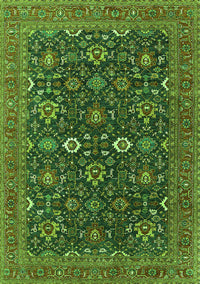 Oriental Green Industrial Rug, urb2320grn