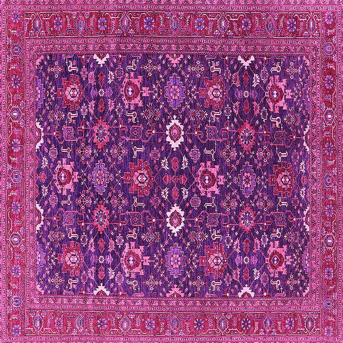 Square Oriental Pink Industrial Rug, urb2320pnk