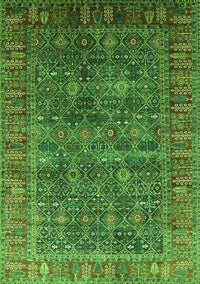 Oriental Green Industrial Rug, urb2321grn