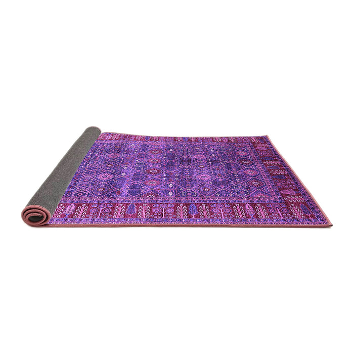 Sideview of Oriental Purple Industrial Rug, urb2321pur