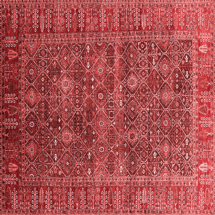 Machine Washable Oriental Red Industrial Rug, wshurb2321red