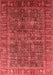 Oriental Red Industrial Area Rugs