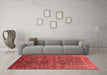 Industrial Red Washable Rugs