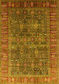 Oriental Yellow Industrial Rug, urb2321yw