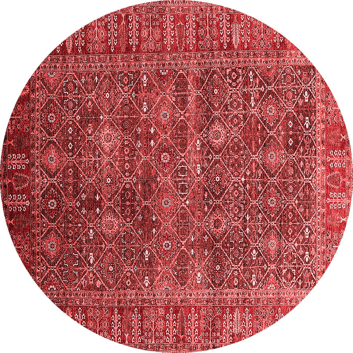 Machine Washable Oriental Red Industrial Rug, wshurb2321red