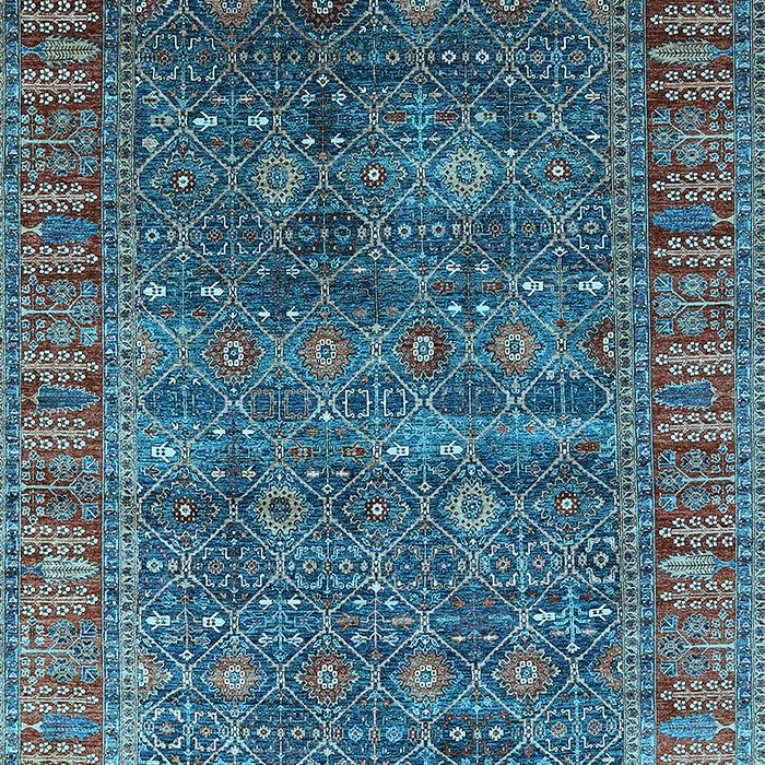 Oriental Light Blue Industrial Rug, urb2321lblu