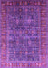 Machine Washable Oriental Purple Industrial Area Rugs, wshurb2321pur