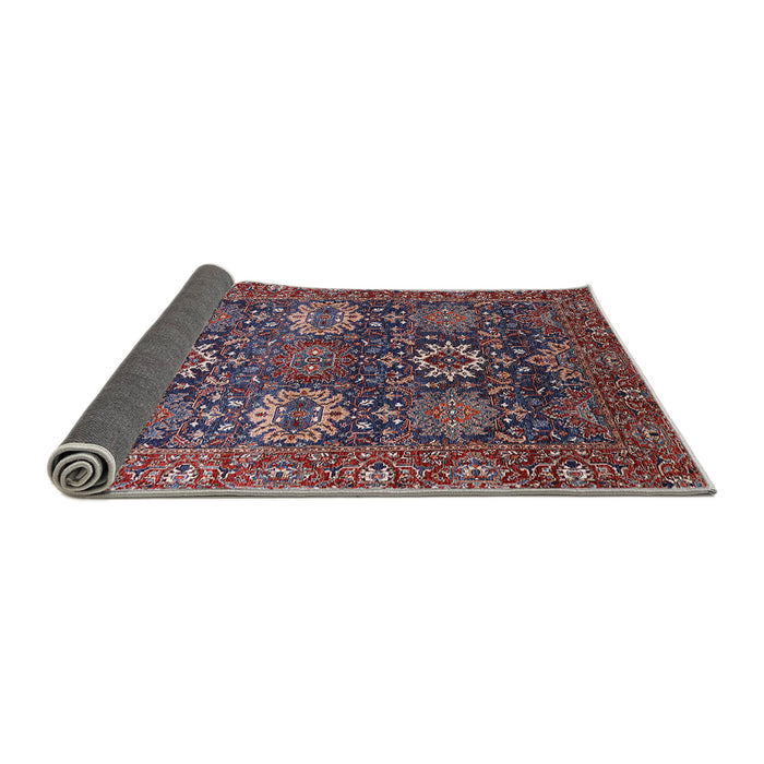 Sideview of Mid-Century Modern Pink Oriental Rug, urb2322
