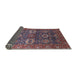 Sideview of Mid-Century Modern Pink Oriental Rug, urb2322