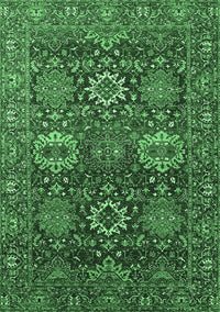 Oriental Emerald Green Industrial Rug, urb2322emgrn