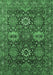 Oriental Emerald Green Industrial Rug, urb2322emgrn