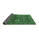 Sideview of Oriental Emerald Green Industrial Rug, urb2322emgrn