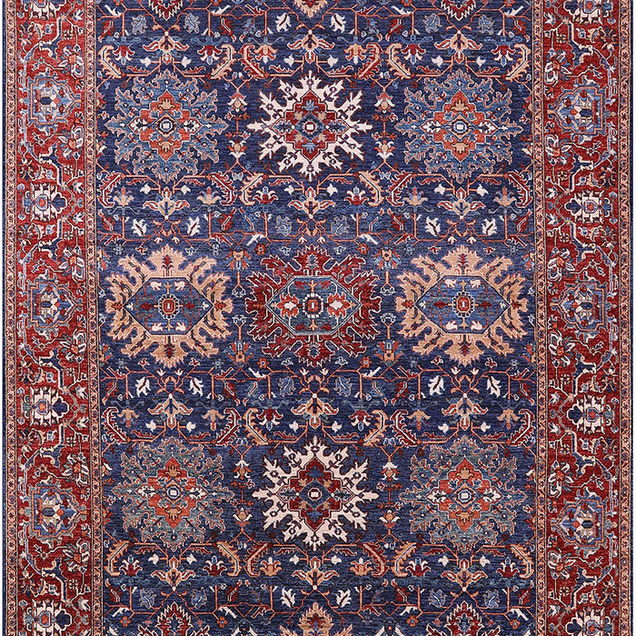 Mid-Century Modern Pink Oriental Rug, urb2322