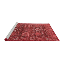 Industrial Red Washable Rugs