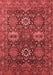 Oriental Red Industrial Area Rugs