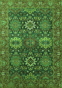 Oriental Green Industrial Rug, urb2322grn