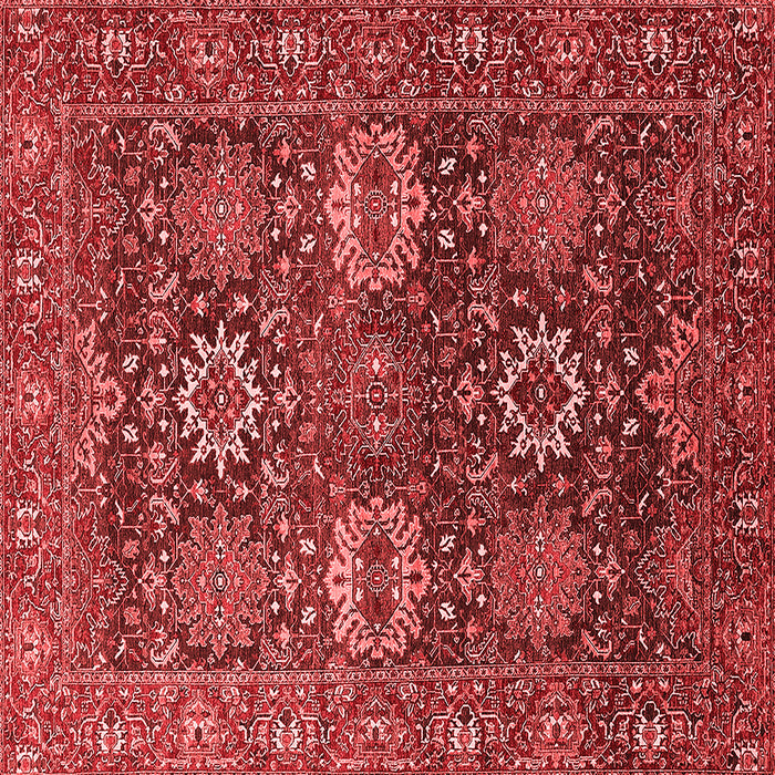 Machine Washable Oriental Red Industrial Rug, wshurb2322red