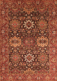 Oriental Orange Industrial Rug, urb2322org