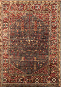 Oriental Brown Industrial Rug, urb2323brn