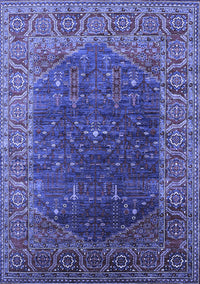 Oriental Blue Industrial Rug, urb2323blu