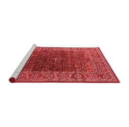 Industrial Red Washable Rugs