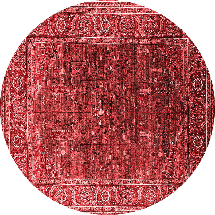 Machine Washable Oriental Red Industrial Rug, wshurb2323red