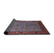 Sideview of Mid-Century Modern Red Oriental Rug, urb2324